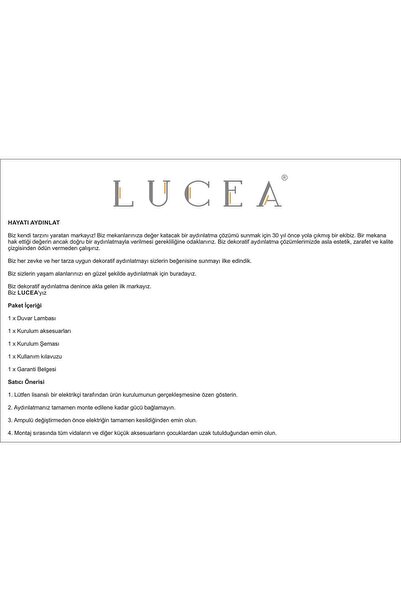 LUCEA Ceka 2 Li Altın-mermer Ds Plafonyer 2xe27