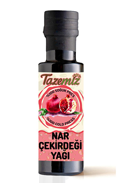 TAZEMİZ Nar Çekirdeği Yağı 100ml - Soğuk Pres