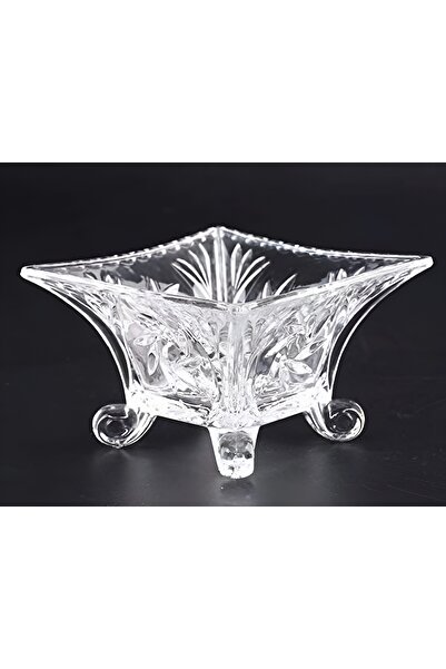EVİMDM Set of 4 Luxury Crystal Ice Cream and Dessert Bowls with Legs