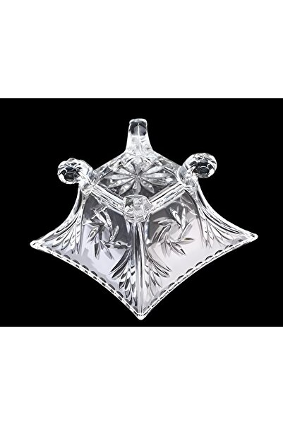 EVİMDM Set of 4 Luxury Crystal Ice Cream and Dessert Bowls with Legs