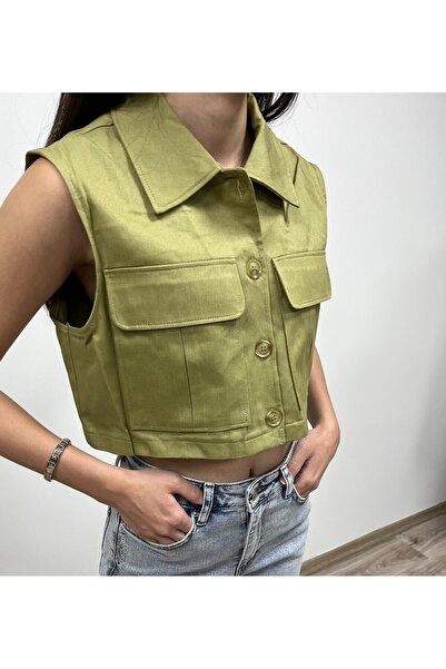 VAZIRADK سترة قصيرة مع جيوب