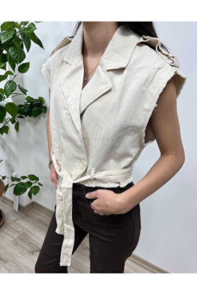 VAZIRADK سترة مفصلة بالحزام