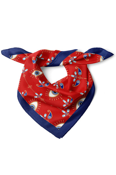 nehir eşarp Göz Desenli Bandana