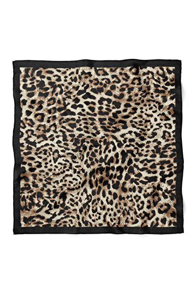 nehir eşarp Leopard Pattern Scarf Bandana 70X70 cm