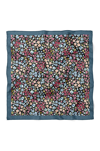 nehir eşarp Çıtır Çiçek Desen Fular Bandana 70x70 Cm