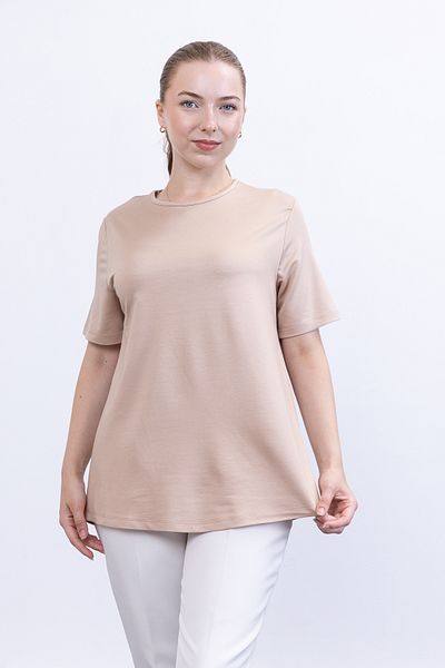 Linvey Crystal Stretch Fabric short sleeve crew neck comfortable fit jersey t-shirt, blouse, underwear
