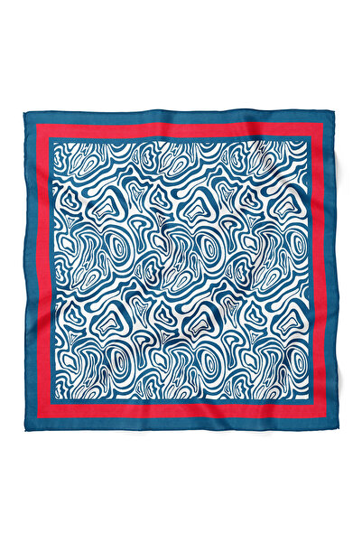 nehir eşarp Bandana Esarfa Model Marmorat 70x70 Cm