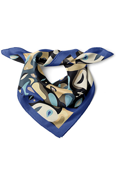 nehir eşarp Sanatsal Desenli Bandana