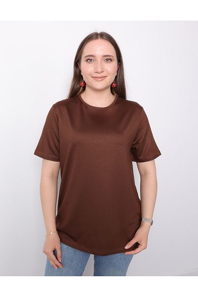 Linvey Crystal Stretch Fabric short sleeve crew neck comfortable fit jersey t-shirt, blouse, underwear