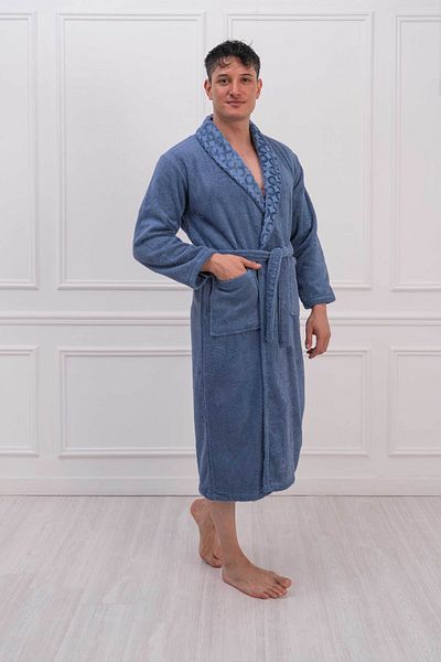 Denia Home Textile |   فيررا |   رداء حمام فردي فاخر للنساء/الرجال مصنوع من القطن بنسبة 100%