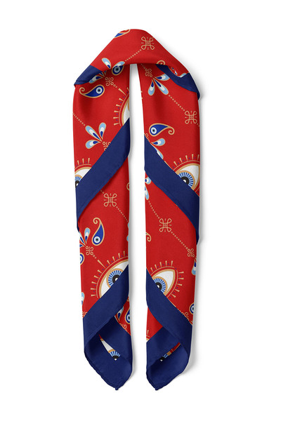 nehir eşarp Göz Desenli Bandana