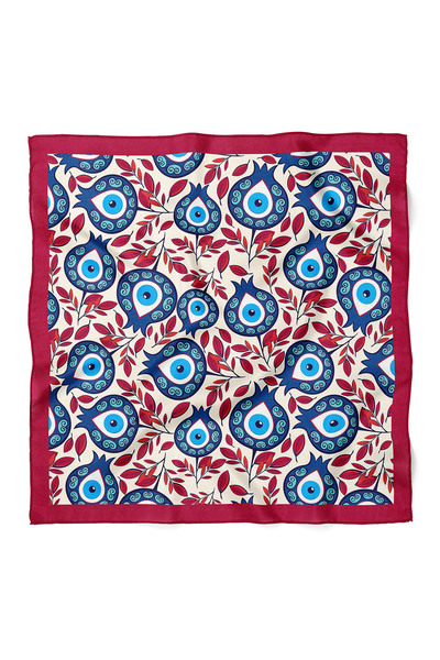 nehir eşarp Nazar Boncuğu Desenli Bandana
