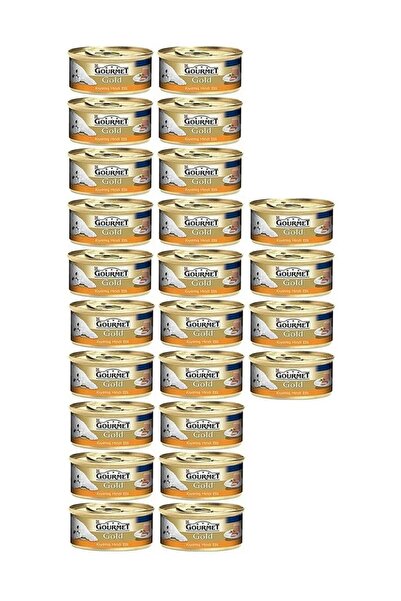 Gourmet Purina Gold Kıyılmış Hindi Etli Konserve Yetişkin Kedi Maması 24 x 85 G