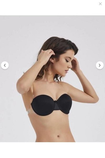 MOONLİGHT Sutien fără bretele pentru femei B Cup Backless Transparent 2136S