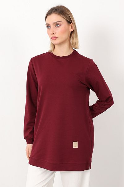 Linvey Crew Neck Embroidered Short Tunic