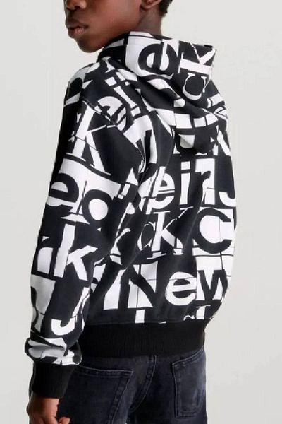 Calvin Klein White Logo Detailed Children's Sweatshirt