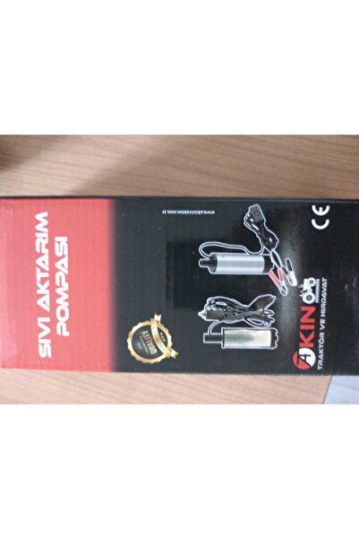 Akın 12 Volt Mini Küçük Sıvı Aktarım Pompası Çakmaklık Girişli