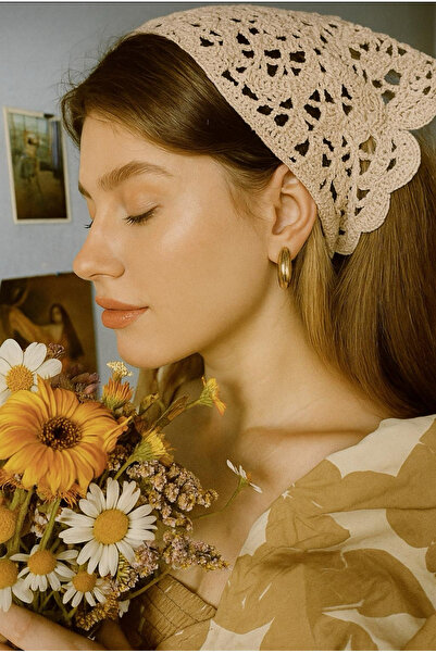 Zess store Holiday Knit Crochet Bandana