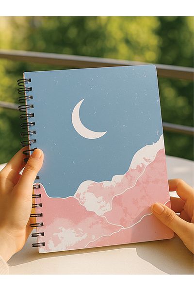 Apeirona | Limitless Art Тетрадка - Bullet Journal| С точки| A5| Стоманена спирала| 90 листа| Твърда картонена корица