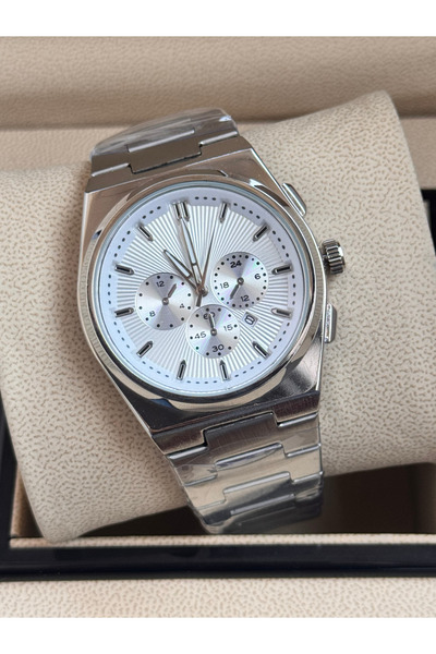 Tulpar Special Series Premium Steel Cord Calendar Men's Wristwatch with Bracelet Gift