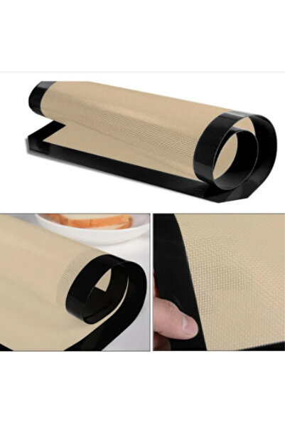 mucit home Silicone Fireproof Non-Stick Baking Mat 40*30 cm Food Compatible