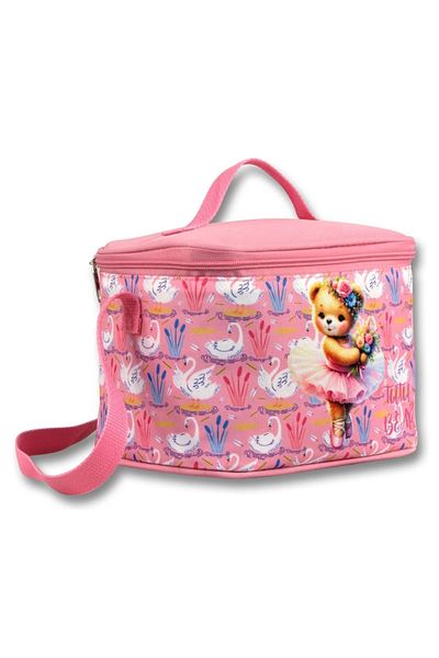 ÜMİT ÇANTA Ümit Çanta 5001 Thermal Insulated Girl's Lunch Box (Ballerina Teddy Bear Printed, Pink Color)