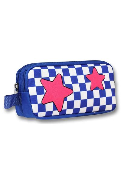 ÜMİT ÇANTA Ümit Çanta 5087 (Star Pattern - Blue Red Colored) Girl's Pencil Bag