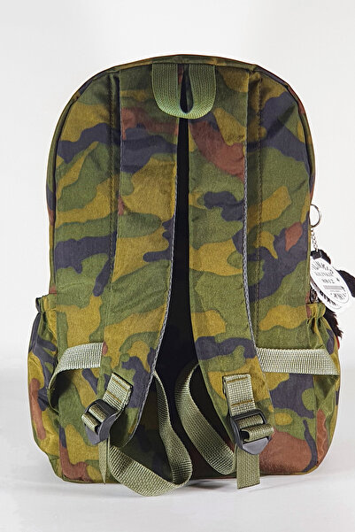 FCSTORE Camouflage Backpack Wrinkle Waterproof School Bag 14 Inch Laptop Travel Bag 40X30X15Cm