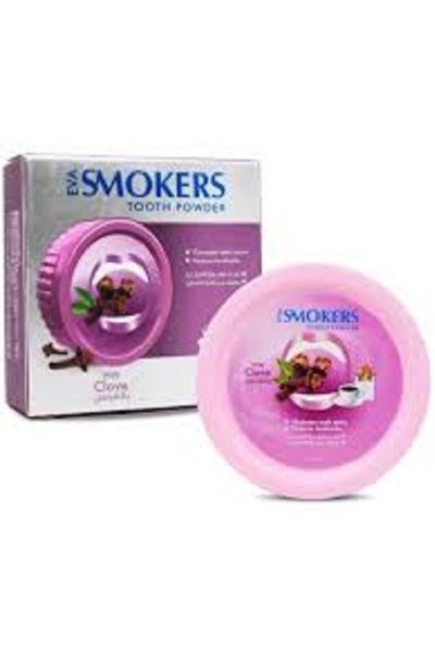 EVA Smokers Tooth Powder -with Clove 30ml (0542) -- ايفا اسموكرز بودرة تنظيف اسنان - بالقرنفل 30مل