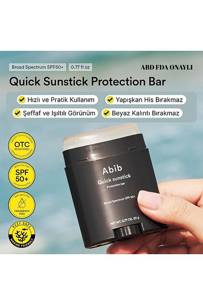 Abib -Quick Sunstick Protection Bar SPF50+ PA++++ 22g