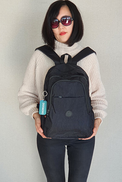 NEMO BAGS Unisex Black Backpack Daily Use School Bag Medium Size Laptop Trave...