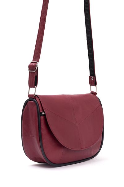 fubileather Geantă de umăr Midi pentru femei - piele naturală casual
