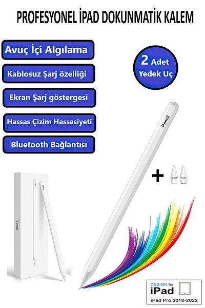 ROXİVA Apple iPad and Air Compatible Professional Sensitive Bluetooth/Palm Detection Magsefe Touch Pen