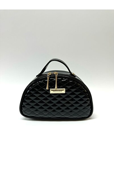 Muudaa Bags حقيبة مكياج نسائية سوداء مقاس صغير