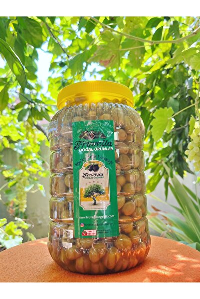 Fruvella Organik Ürünler Yeşil Zeytin 2 Kg (Dilme Zeytin)
