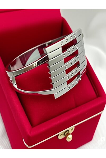 KANERUZ سوار من الفولاذ المقاوم للصدأ مستورد بخمسة أضلاع