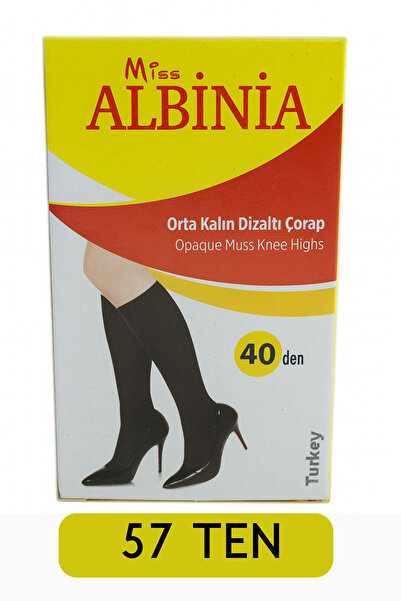 Kent Pazarı 1 Adet Orta Kalın Diz Altı Çorap 40 Den – Kadın Günlük & Klasik G...