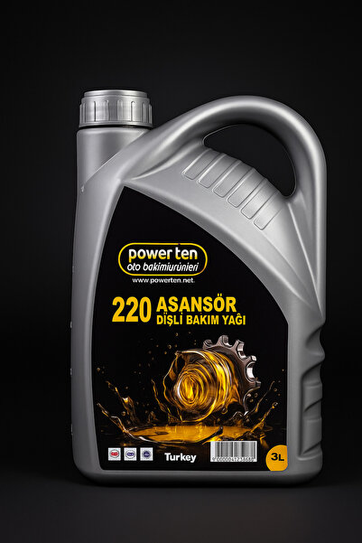 Powerten 220 Numara Asansör Dişli Yağı 3 Litre | 2025