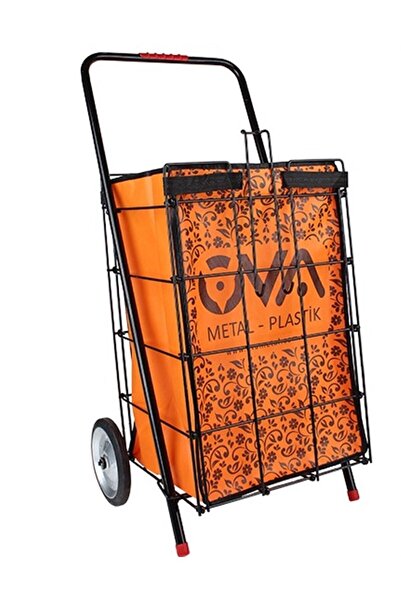 Aydudu Ova Metal Pazar Arabası Çelik Teker 6mm Çelik Metal Siyah Renk