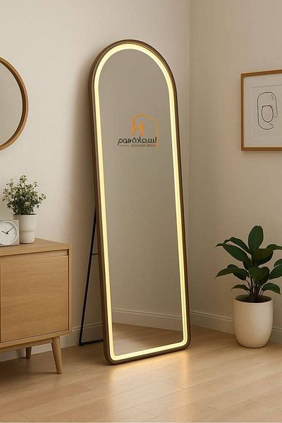 Al Saada Home Limited Quantity LED Mirror Stand and Wall Hanging - 60x170 cm