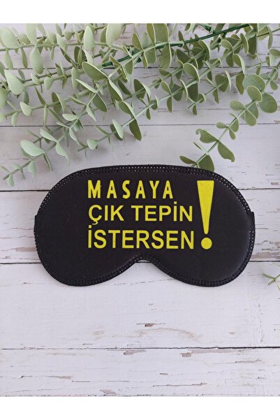 doktorbonem Masaya Çık Tepin Travel Sleep Band - Bandă pentru ochi cu imprime...