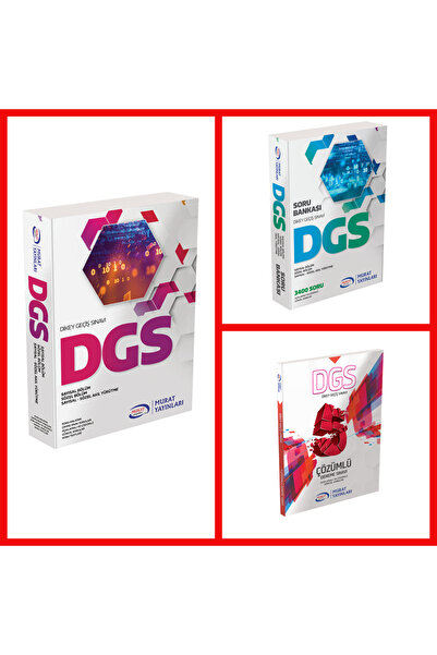 Murat Yayınları Dgs Konu Anlatımı , Soru Bankası Ve 5 Çözümlü Deneme Sınavı S...