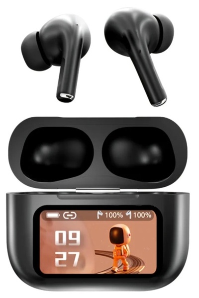 TECHNOTOWN Bluetooth Kablosuz Kulaklık LCD Ekranlı Tüm Bildirimleri Ekran Üze...