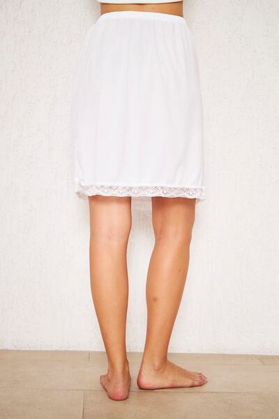 comstar Underskirt White Slit Underskirt Lining, Midiboy Underskirt Lining, Underskirt Lining, Skirt Lining
