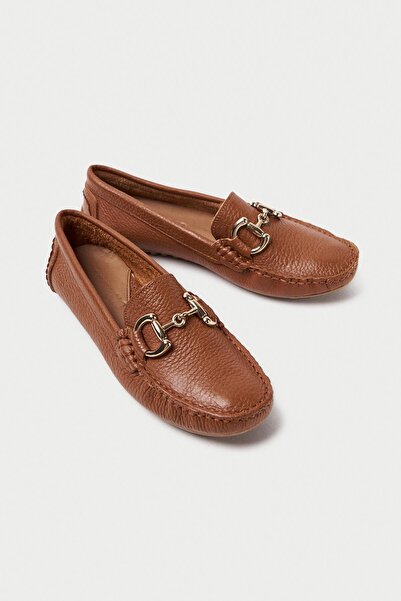 Mubiano Γνήσιο δέρμα 203-TB Οβάλ λεπτομέρεια πόρπης με δάχτυλα Γυναικεία Tan ...