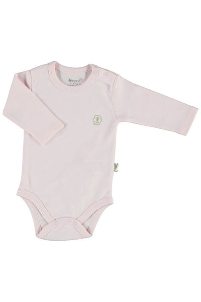 Bibaby Biorganic Basic Nature Long Sleeve Bodysuit 56883 Pink