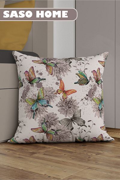 SasoHome Perna Decorativa Cadou Dance Of Butterflies - Fata de Perna