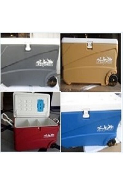 Cosmoplast Keep Cold Deluxe Durable Ice Chest with Wheels Multicolor 84 Liter