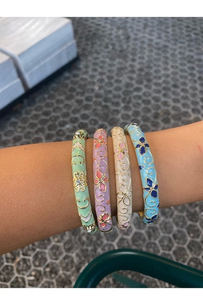 Serein Jewelry Renkli Desenli Mineli Bileklik