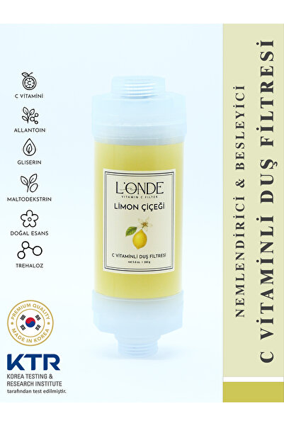 L'ONDE C Vitaminli Duş Filtresi Limon Çiçeği